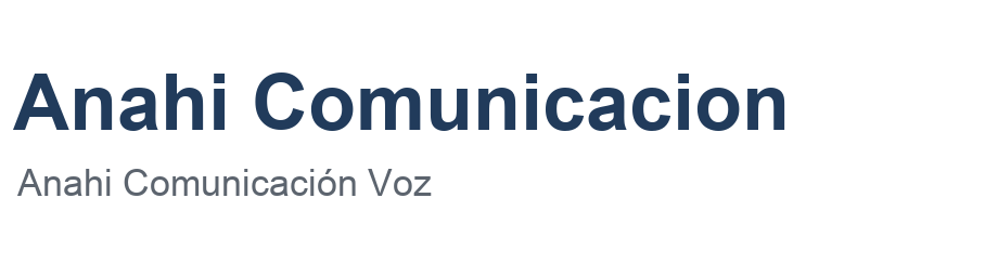 Anahi Comunicacion